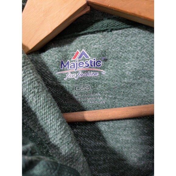 Green Bay Packers hoodie Long Sleeve sweatshirt, lightweight Women's L, majestic - Picture 3 of 5